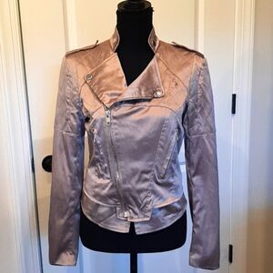 Nikibiki Champagne Moto Jacket